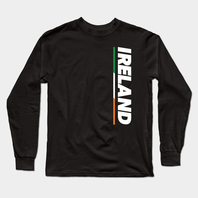 Ireland Sports Shirt Long Sleeve T-Shirt by Vector Deluxe